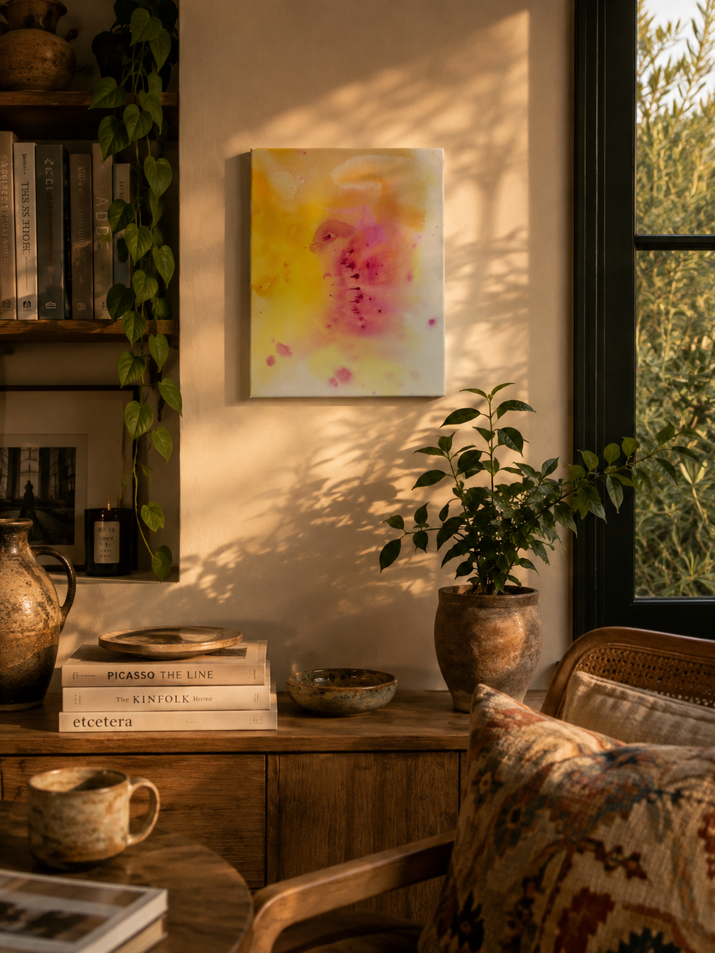 Sunset spills over IV