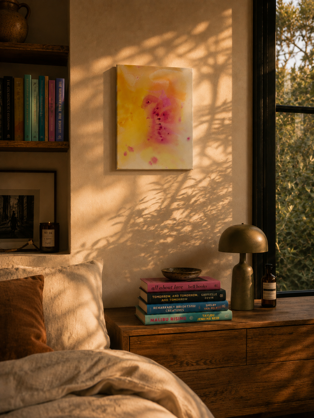 Sunset spills over IV