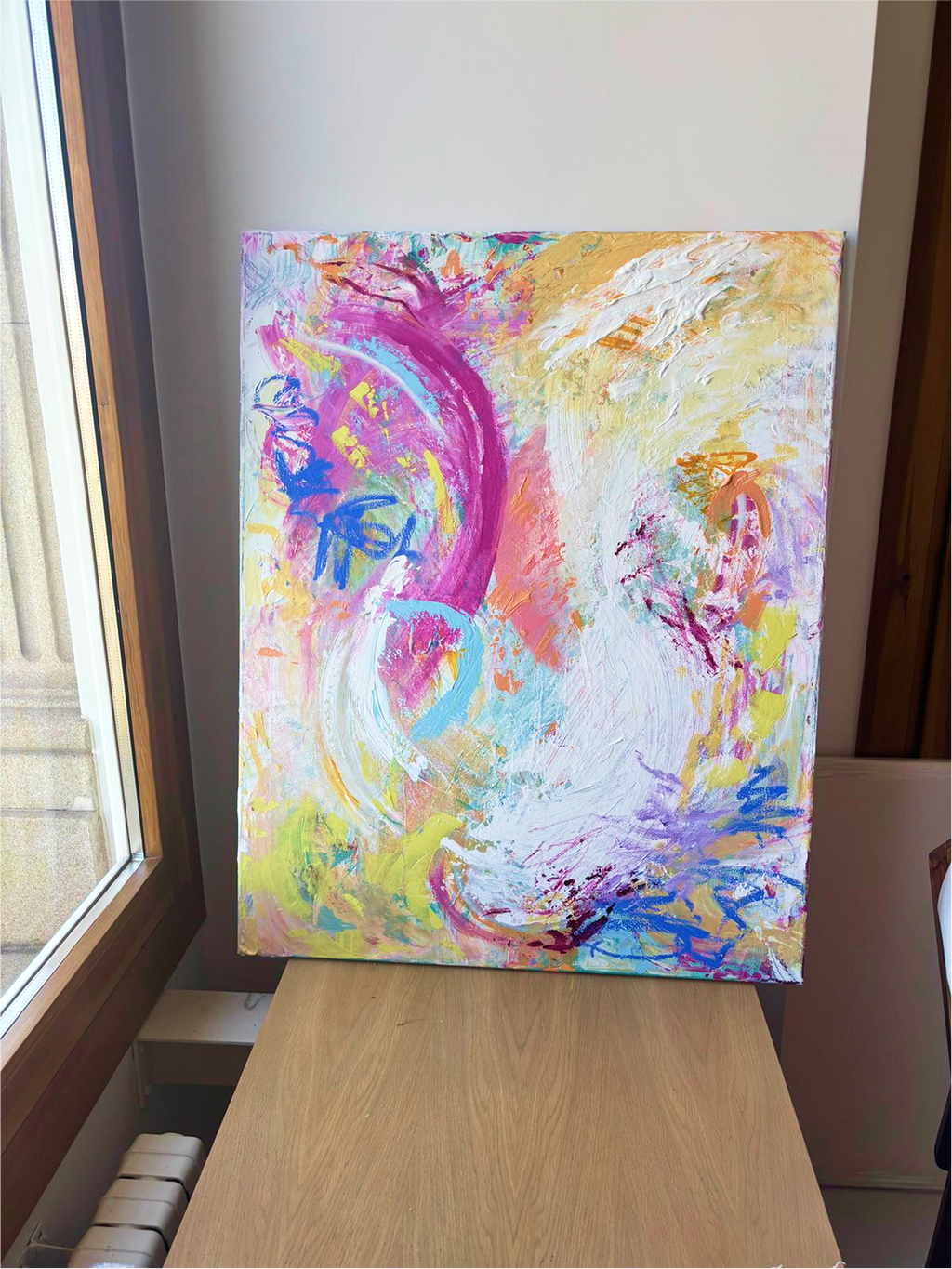 Fresh start acrylic artwork